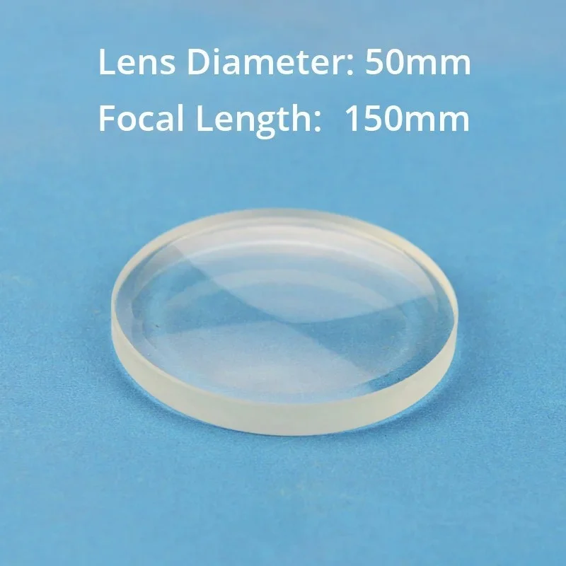 

2PCS Double Concave Lens Diameter 50mm Focal Length 150mm Optical Glass Concave Reduction lens
