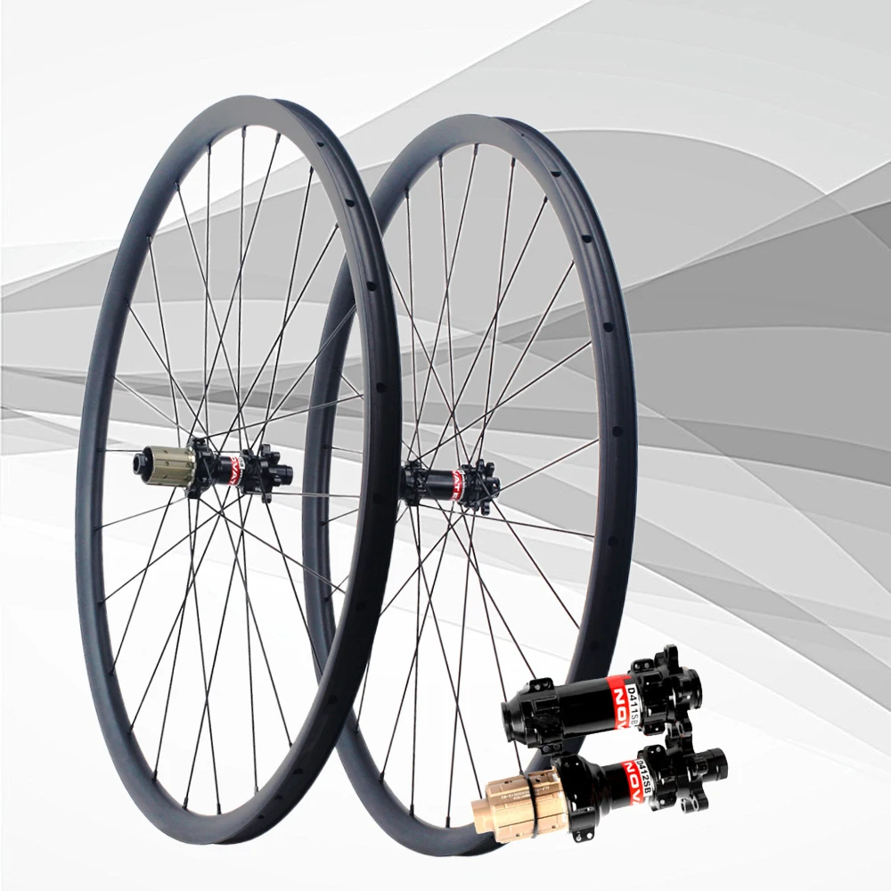 MTB Bike Wheelset 27.5 29 inch Rim Novatec Hubs Disc Mountain Bicycle Wheel Tubeless Carbon Wheels Pillar 1423 Spokes