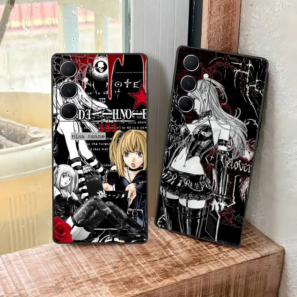 Funda de teléfono Anime Misa D-Death N-Note para Samsung A 52 53 21 32 13 12 71 31 51 40 72 73 70 22 42 50 30 20 21