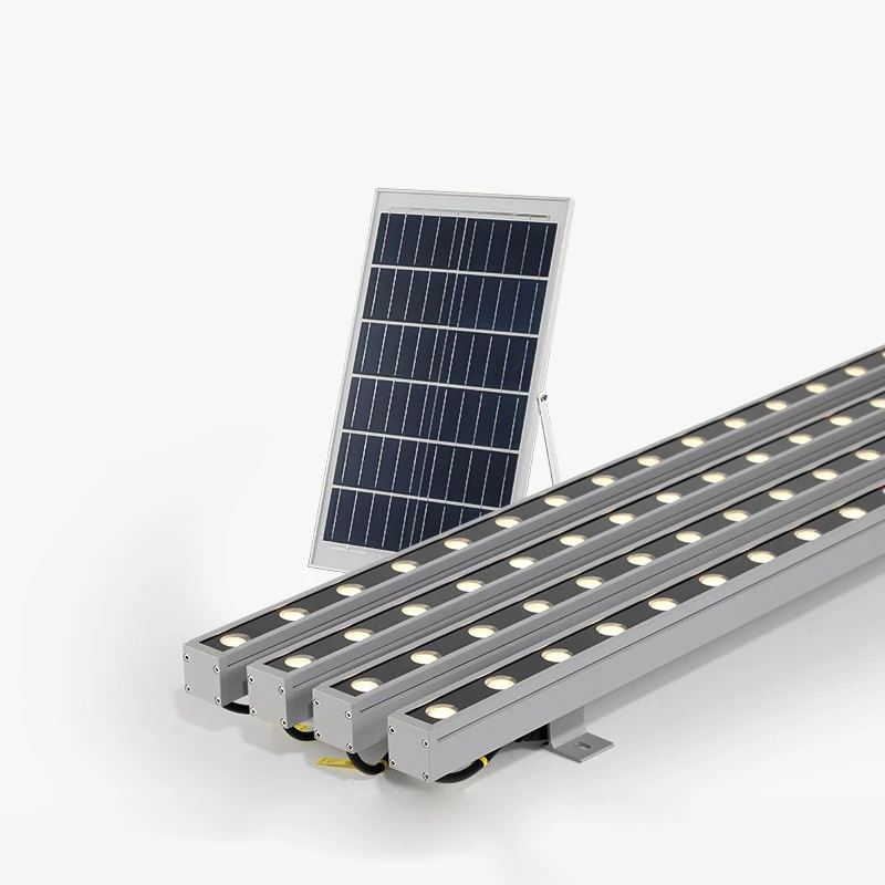 Solar wall washer high-power villa roof lighting exterior wall atmosphere dimming led waterproof ultra-thin light strip