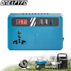 120W Outdoor Portable Inverter for 18V Lithium-Ion Battery To AC 170V/220V with USB Tpye-C Power Bank Converter (no Battery)