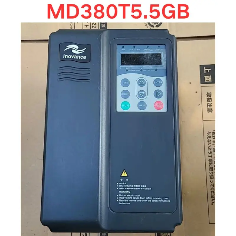 Used Inovance MD380T5.5GB Frequency converters Functional test OK