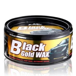 True Color Automobile Polishing Wax, Manutenção do carro, Scratch Repair, Auto Suprimentos Ferramentas, Preto e Ouro, 300g