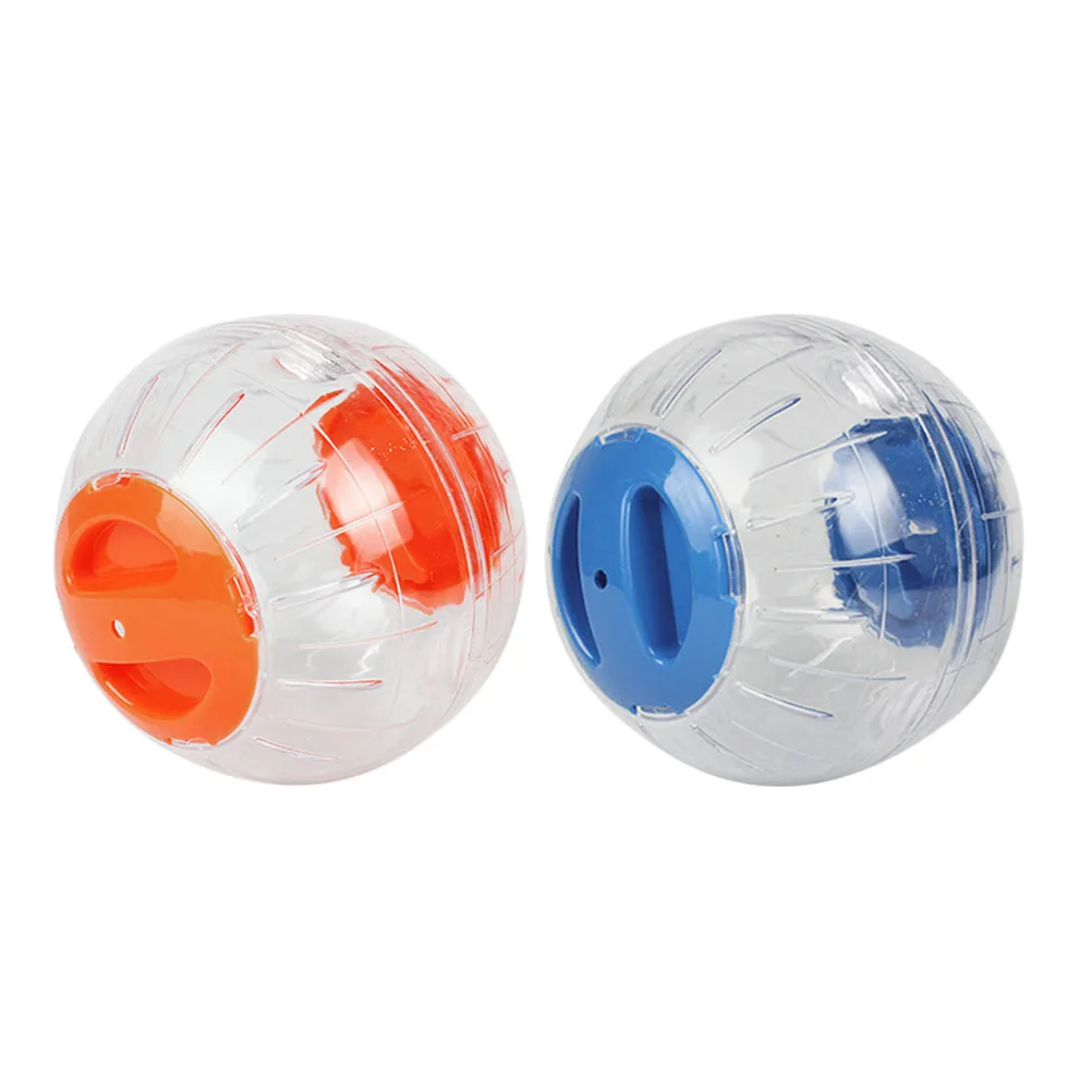 

2Pcs Hamster Crystal Running Ball Random Color Durable Bright Rolling Ball Stimulates Mental Physical Activity Enhance Hamster