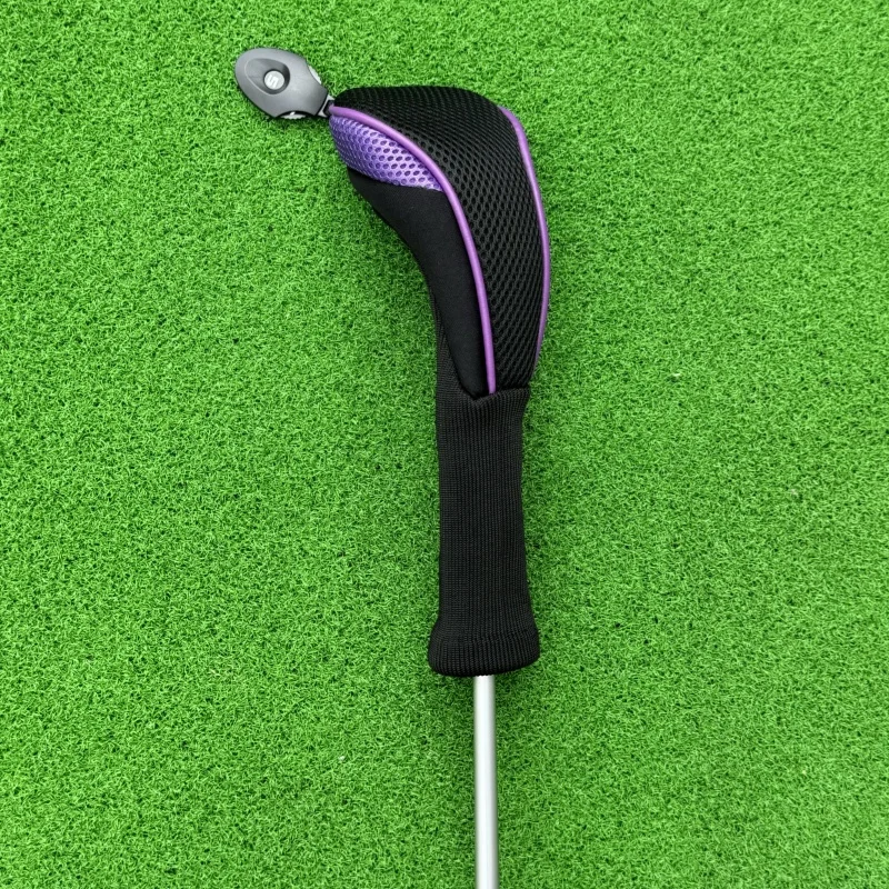 2 قطعة غطاء الرأس الهجين جولف طويل الرقبة الهجين رئيس يغطي UT نوادي الغولف يغطي اللون الوردي جولف رئيس حماية