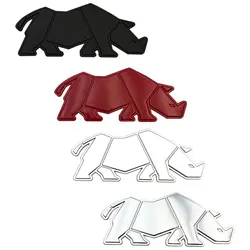 3d Metall Schwanz Aufkleber für Suzuki Jimny Nashorn Nashorn Abzeichen Karosserie Emblem jb43 jb23 jb64 jb74 ja11 jb31 jb33 Auto Dekoration