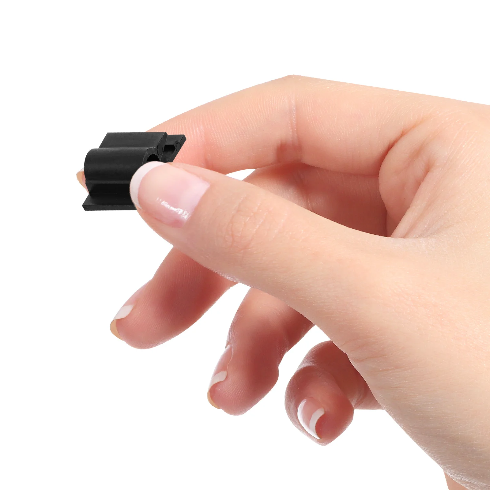 100 stuks zelfklevende kabelclips snoerorganisatoren met sterke kleverigheid voor thuiskantoor bureau kabelbeheer zwart wirwarvrij