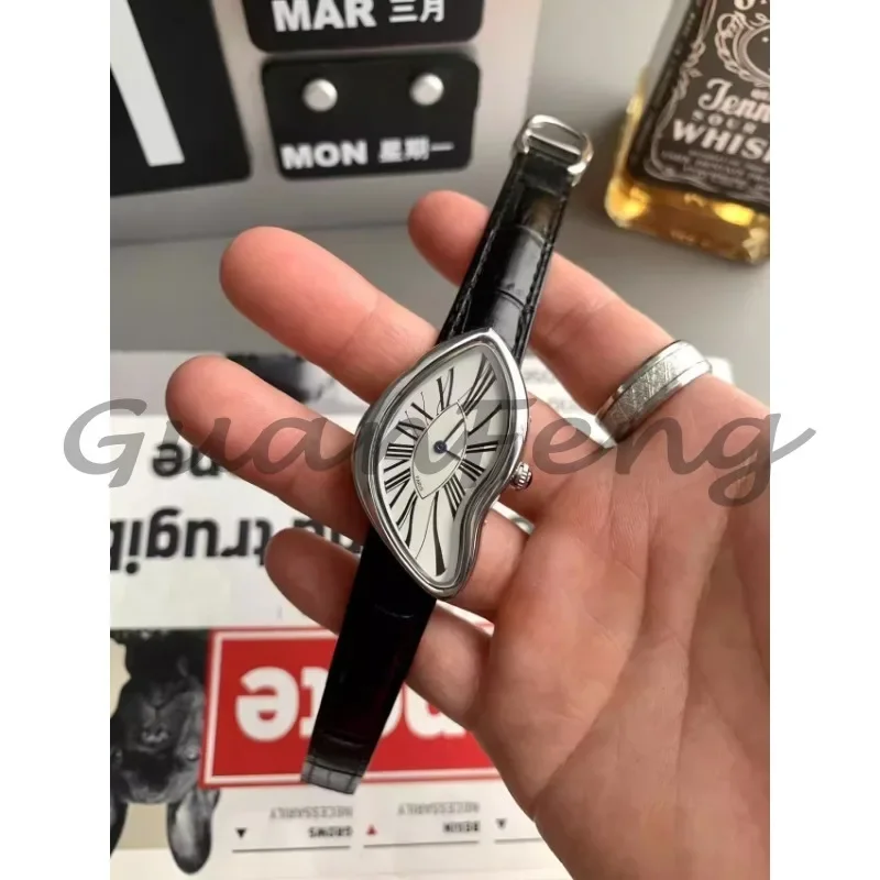 Alien Crash Melt Twist Y2K Watch kiosk Men's Fashion Trendy Retro Advanced Instagram Design direct deal