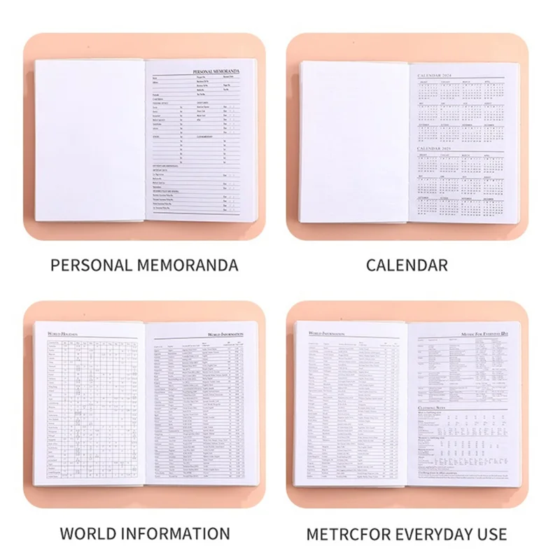 Серебряный блокнот Джана 2024 - декабрь 2024, ежедневник погоди 2024, бумажная бумага премиум-класса (серебро)