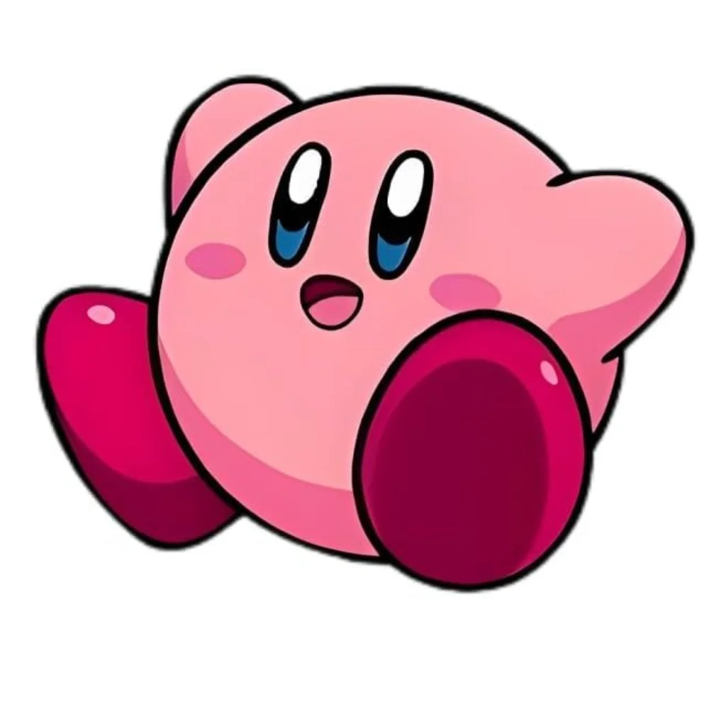 Picture 7: Cute Kirby Vinyl Sticker, Peeking Car Decals, Funny Stickers - Anime Stickers - Waterproof Bumper Sticke