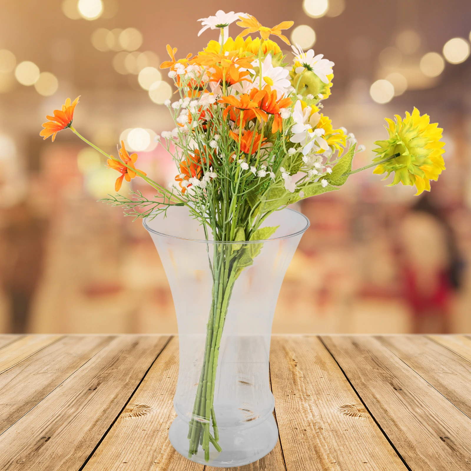 

Plastic Vase Vases Flower Container Square Simple Unique Arrangement Decorative