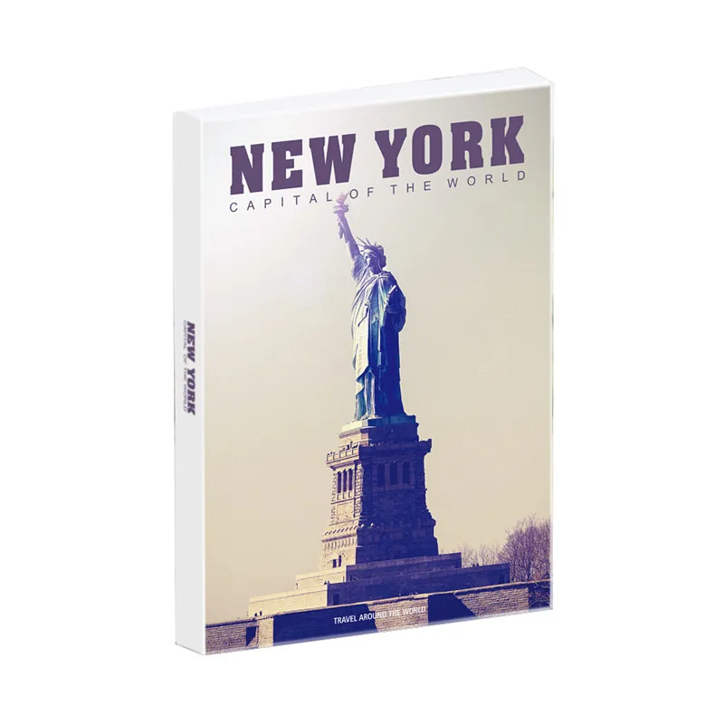 30 Sheets New York Landscape Postcards Boxed Wish Greeting Card The Can Be Mailed Message Card For Gift Stationery Student