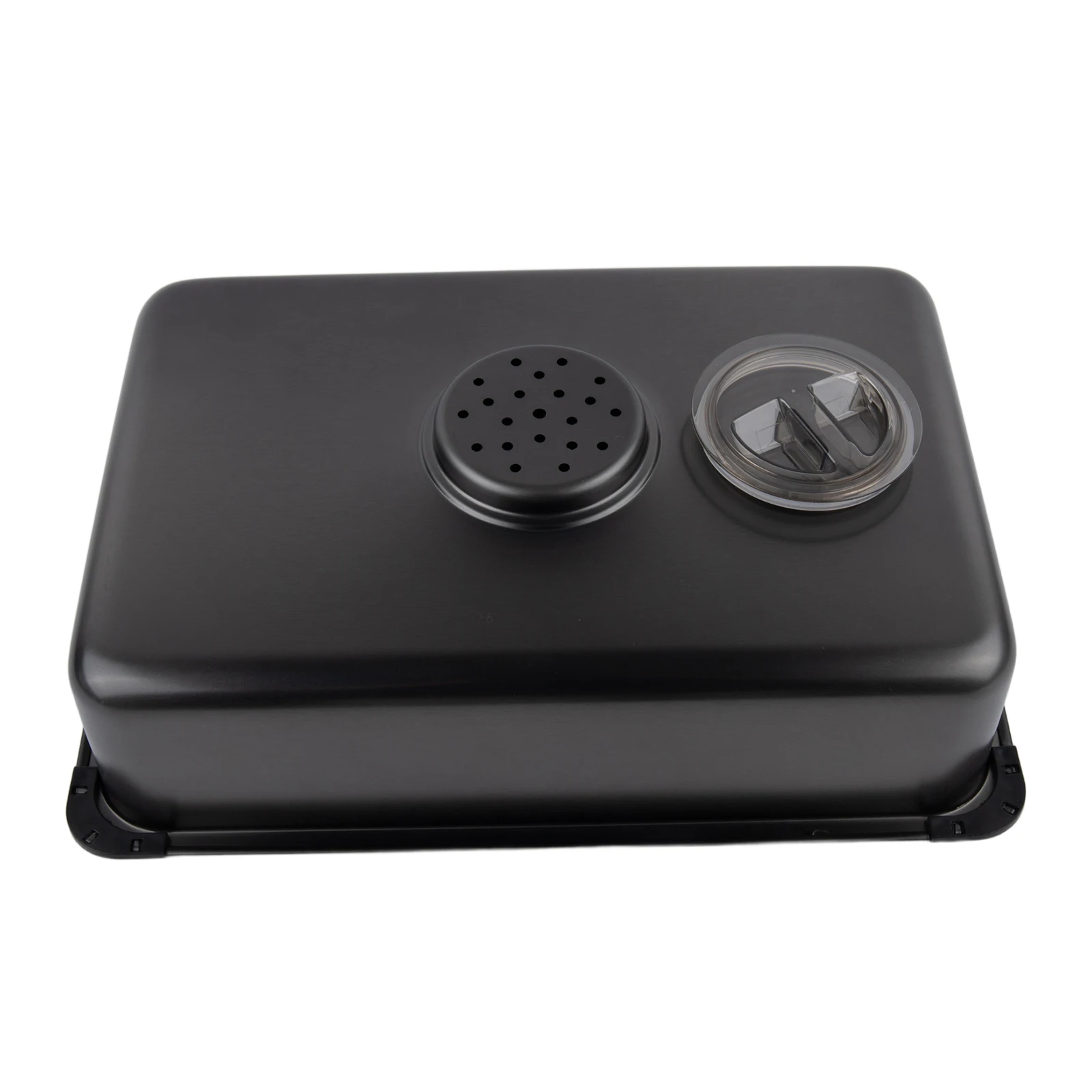 

Нержавеющая сталь для уличной раковины с эффективной сливной крышкой, емкостью 5 5 л, идеально подходит для кемпинга и приготовления пищи.