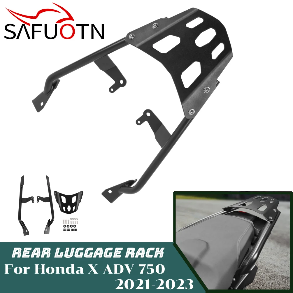 

X-ADV750 Rear Luggage Cargo Rack Carrier Mount Backrest for Honda X-ADV XADV 750 2021-2024 2023 Motorcycle Shelf Holder Parts