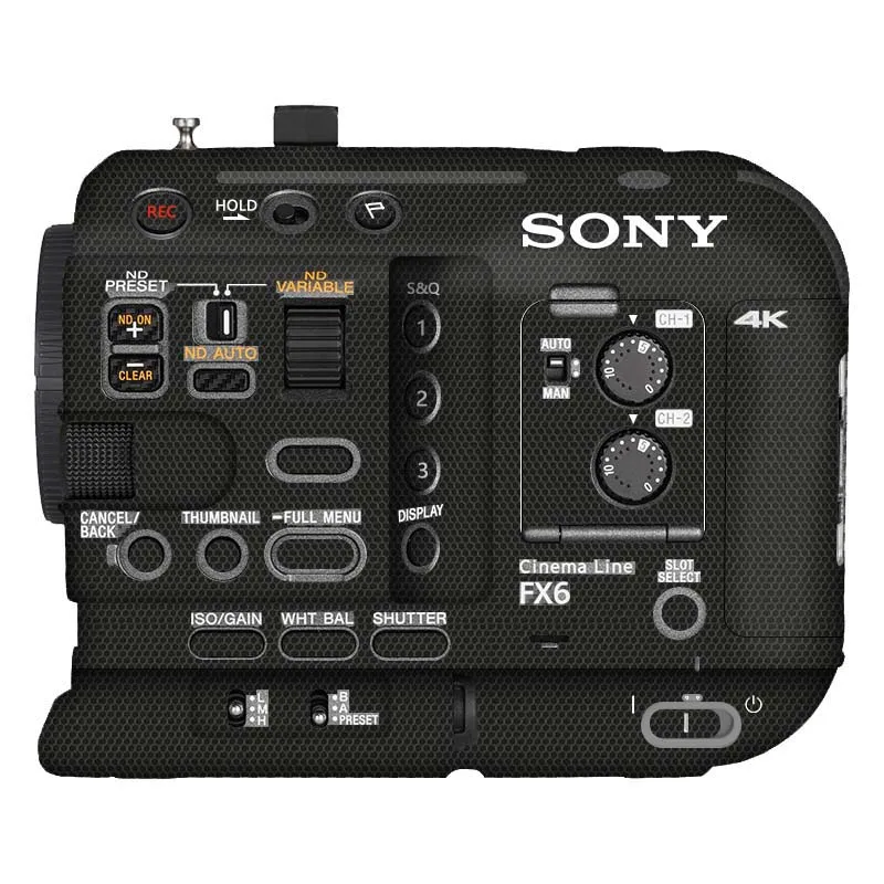 For SONY FX6 Camera Sticker Protective Skin Decal Vinyl Wrap Film Anti-Scratch Protector Coat ILME-FX6VK ILME-FX6 FX6VK