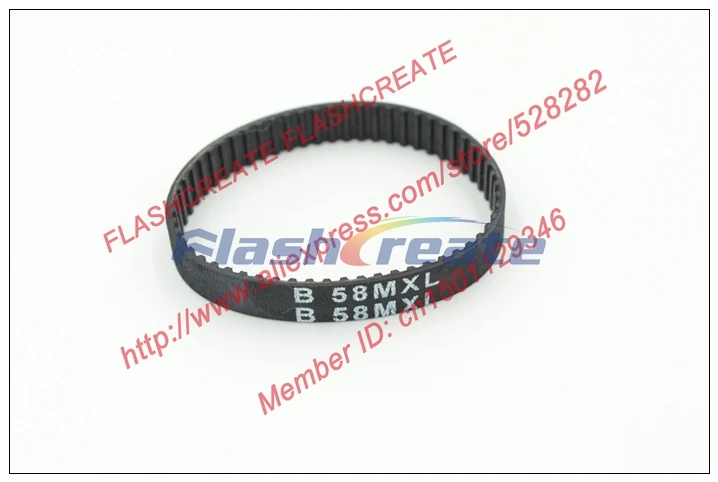 10pcs B58 MXL Timing Belt Teeth 58 Width 6.35mm Length 117.86mm B58MXL Rubber Closed-Loop Synchronous Belt Fit MXL Pulley