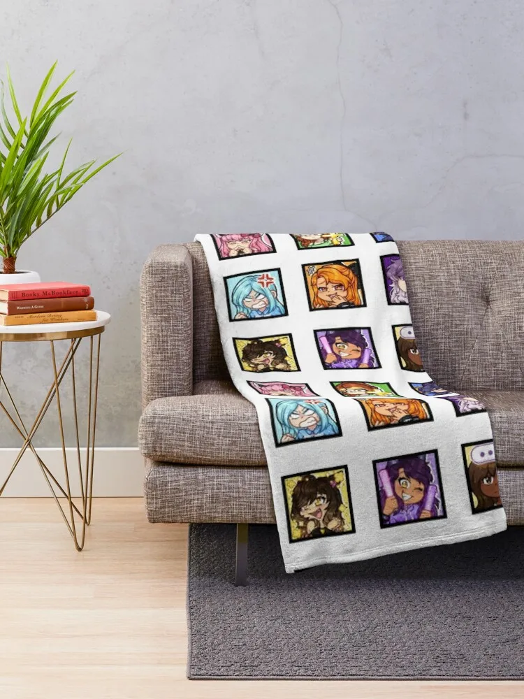 Chose your Challenger! Aphmau Mystreet emote edition 2 Throw Blanket Furry Multi-Purpose Blankets