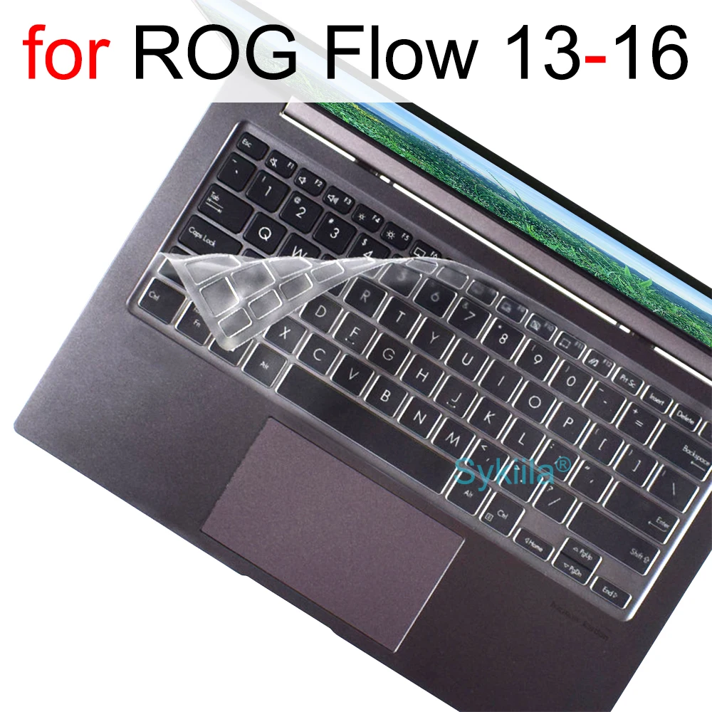 Keyboard Cover for ROG Flow X13 X16 Z13 GZ302 GV301 GV302 GV601 GZ301 Laptop  Silicone Protector Skin Case 13 16 Accessories