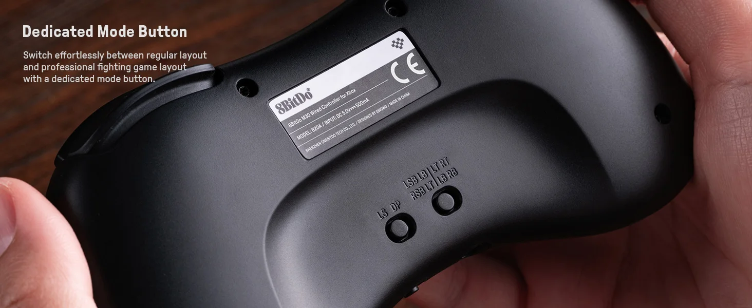 Gamepad für Xbox Series X, S, Xbox One 8BitDo Kabelgebundener Controller für PC Windows 10 USB-Gamepad Xbox Offiziell Lizenziertes 8BitDo M30 – Detail 6