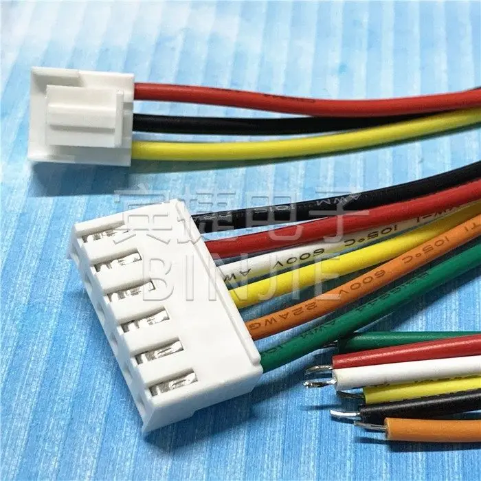 Plug in 647676-2/3/4/5/6/7/8/9/1-647676-0/1/2 single/double head male head rubber shell plug terminal wire connection wire