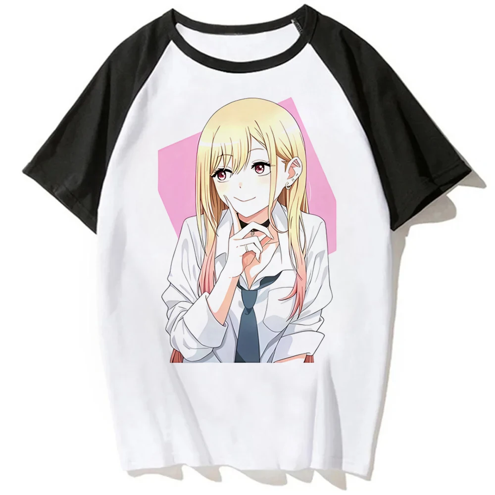 Marin Kitagawa t shirt female meme gyaru grunge harajuku top tees goth funny anime