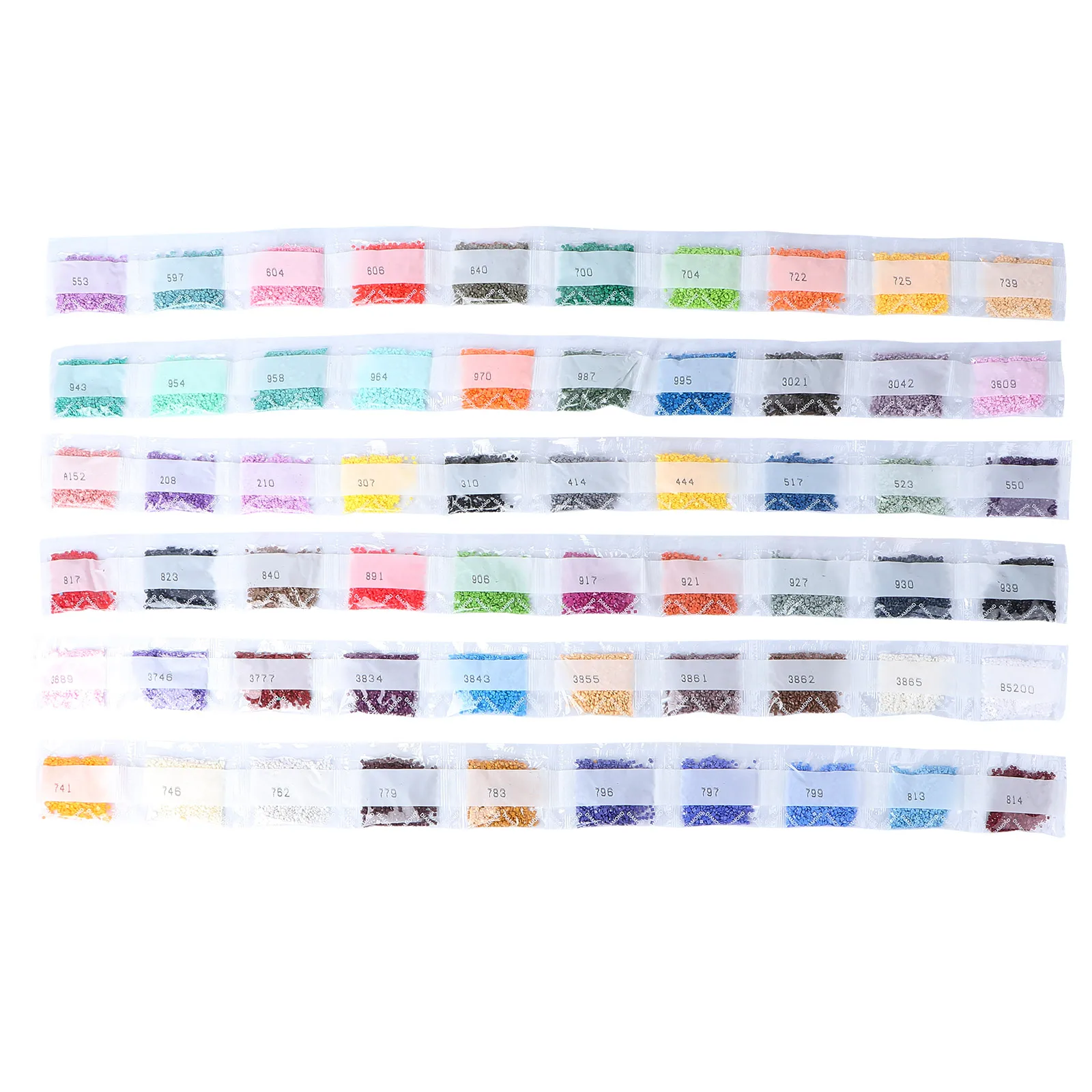 

Assorted Color Resin Diamonds for DIY Rhinestone Painting Handmade Craft Decoration Square Drill Beads Supplies Kit