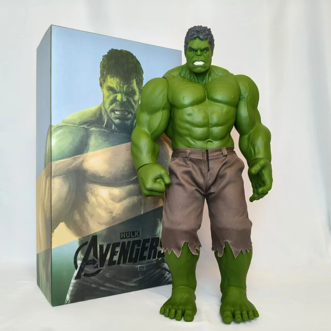 

Marvel Avengers Hulk Figure Oversized Movable Anti-Hulk Iron Man Model Toy
