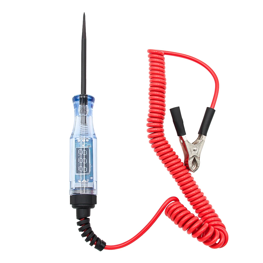 5V-120V Circuit Tester LED Digital Test Lamp Probe Pen New Car Truck Voltage Circuit Tester Automotive Repair Tool