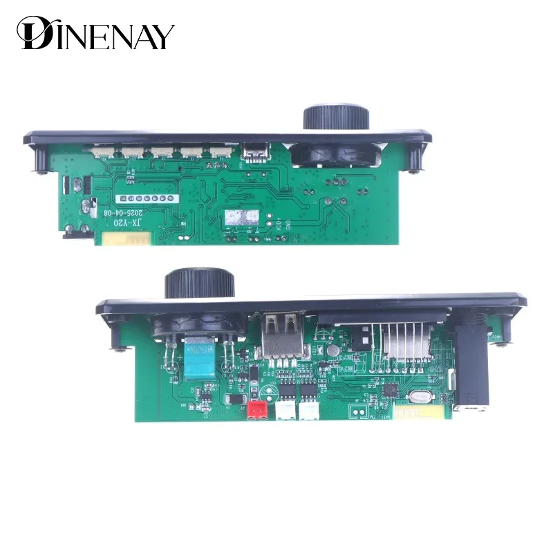 5V 2*3W Amplifier Bluetooth Decoder Board With Amplifier Microphone DIY FM Radio TF USB Car Audio Music Player Speakers