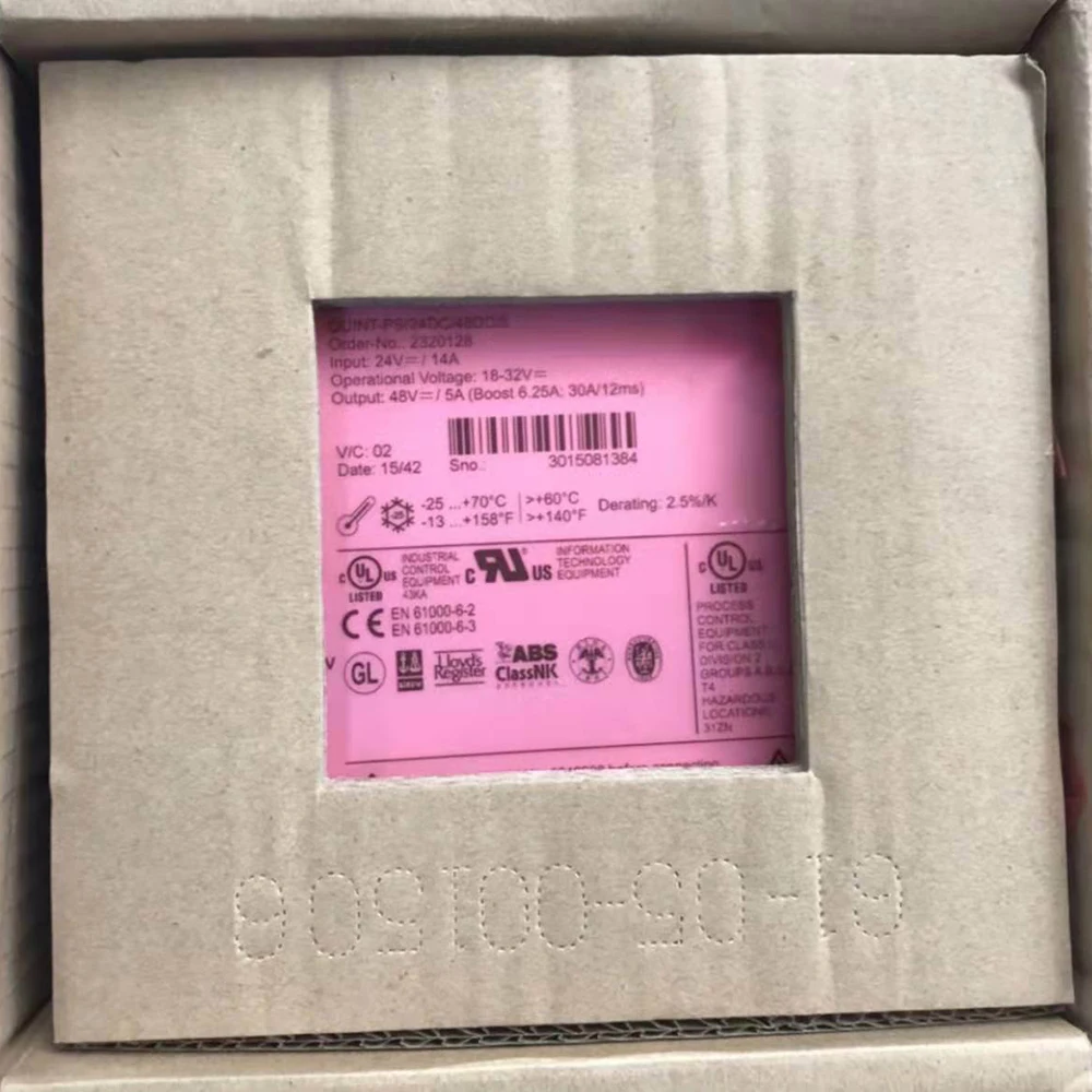 

1Pcs QUINT-PS/24DC/48DC/5 QUINT POWER DC/DC 2320128 Converter 48VDC/5A
