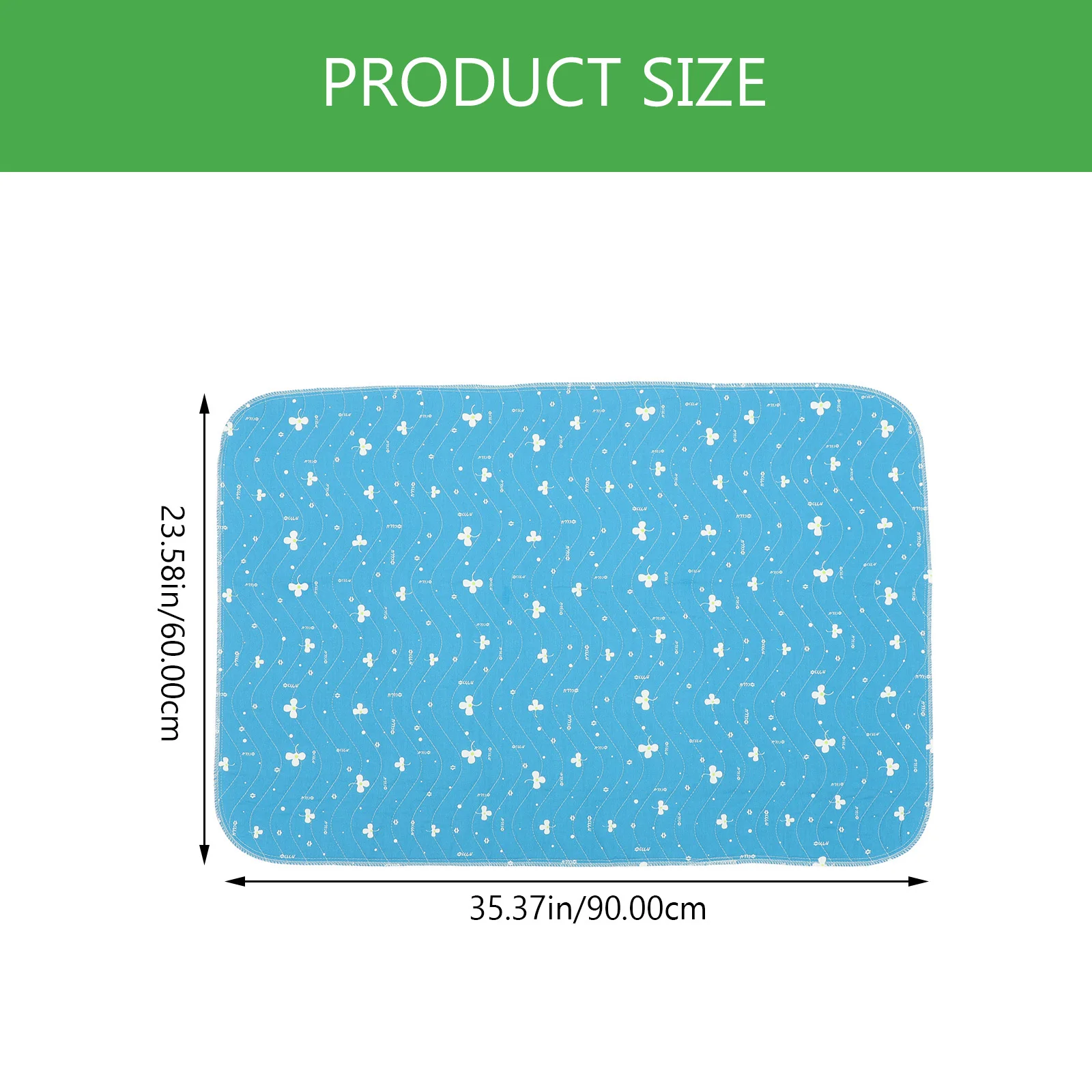 قابل للغسل سلس البول وسادة السرير واقي مرتبة مقاوم للماء قابلة لإعادة الاستخدام وسادة مرتبة ماصة لكبار السن الطفل السفر المنزل