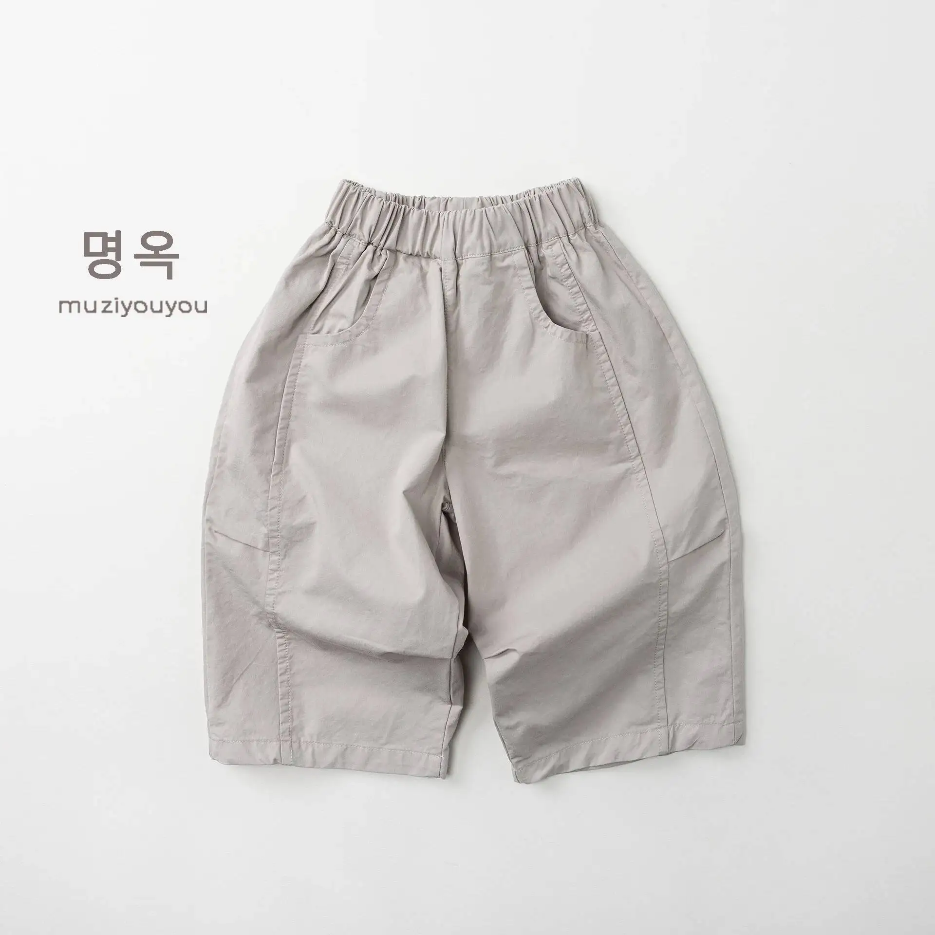 Frühling Sommer Kinderhosen 1-8 Jahre Jungen Mädchen Baumwolle Dünn Gespleißte Lockere Gerade Hosen Koreanische Kleinkind-Hosen für Kinderkleidung – Detail 9