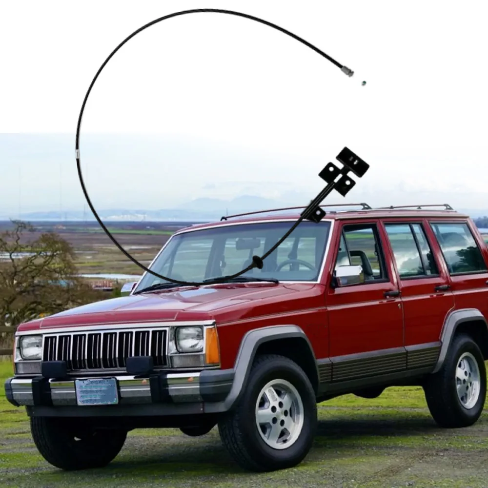 

Car Engine Hood Release Cable for Jeep Cherokee Wagoneer 1987-1996 Comanche 1987-1992 Left Hand Drive 55026030
