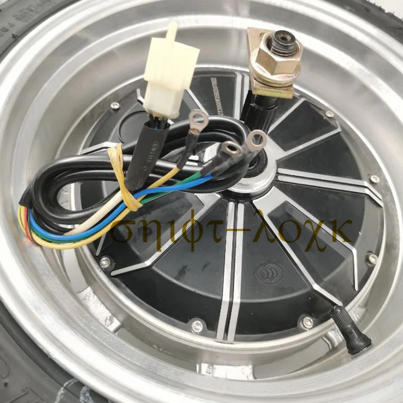 215/40-12 Tubeless Tire 12 Inch 60V 2000W 3000W Aluminum Engine Motor Wheel for Citycoco Electric Scooter Modification Parts