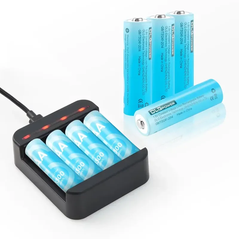 4/8pcs1.5V 3300mWh Lithium-ion battery AA/aa rechargeable battery DLGpower for microphone electric toy wireless mouse charger