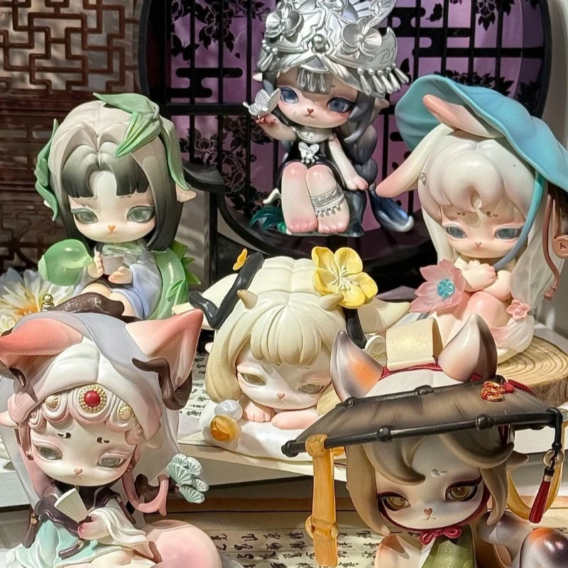 

Серия NINIMO Seasonal Whisper In The Clouds, слепая коробка NINIMO Mystery Box, модное игровое настольное украшение для девочек, подарочная кукла-сюрприз