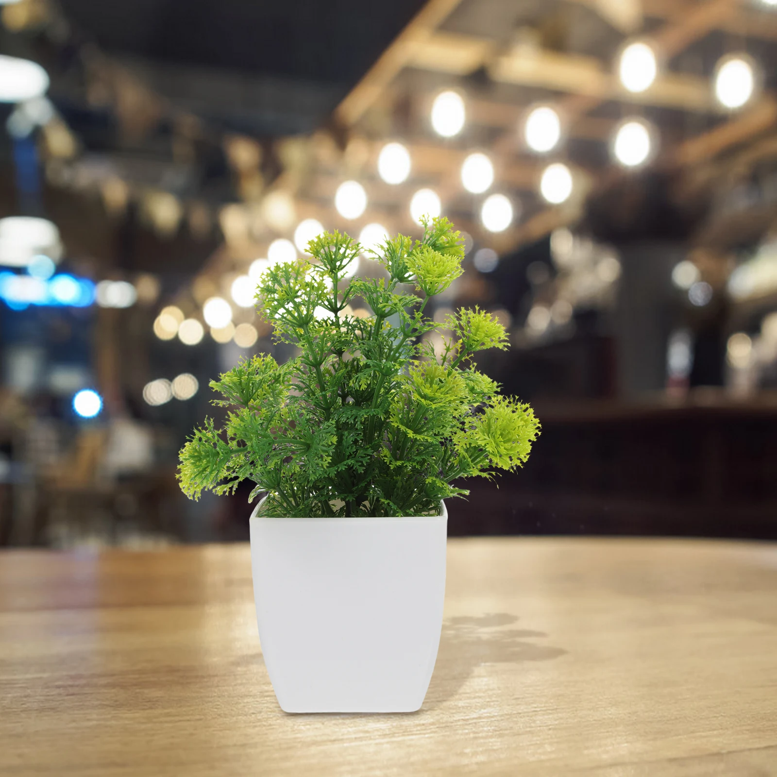 

Artificial Plant Decoration IndoorGrass Potted Small Bonsai Tree Fake Desk Shelf Faux Plants Juniper Longlasting Maintenancefree