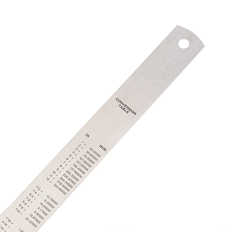 1PCS Deli 8461/8462/8463/8464 Office Desk stainless 15cm 20cm 30cm 50cm teel ruler straight ruler metal ruler