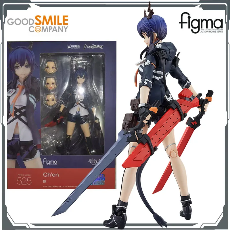 Oryginalne figurki akcji GSC Max Factory Figma Chen 145mm, zabawki anime dla chłopców, prezent na Boże Narodzenie, kolekcjonerskie modele, ozdoby.