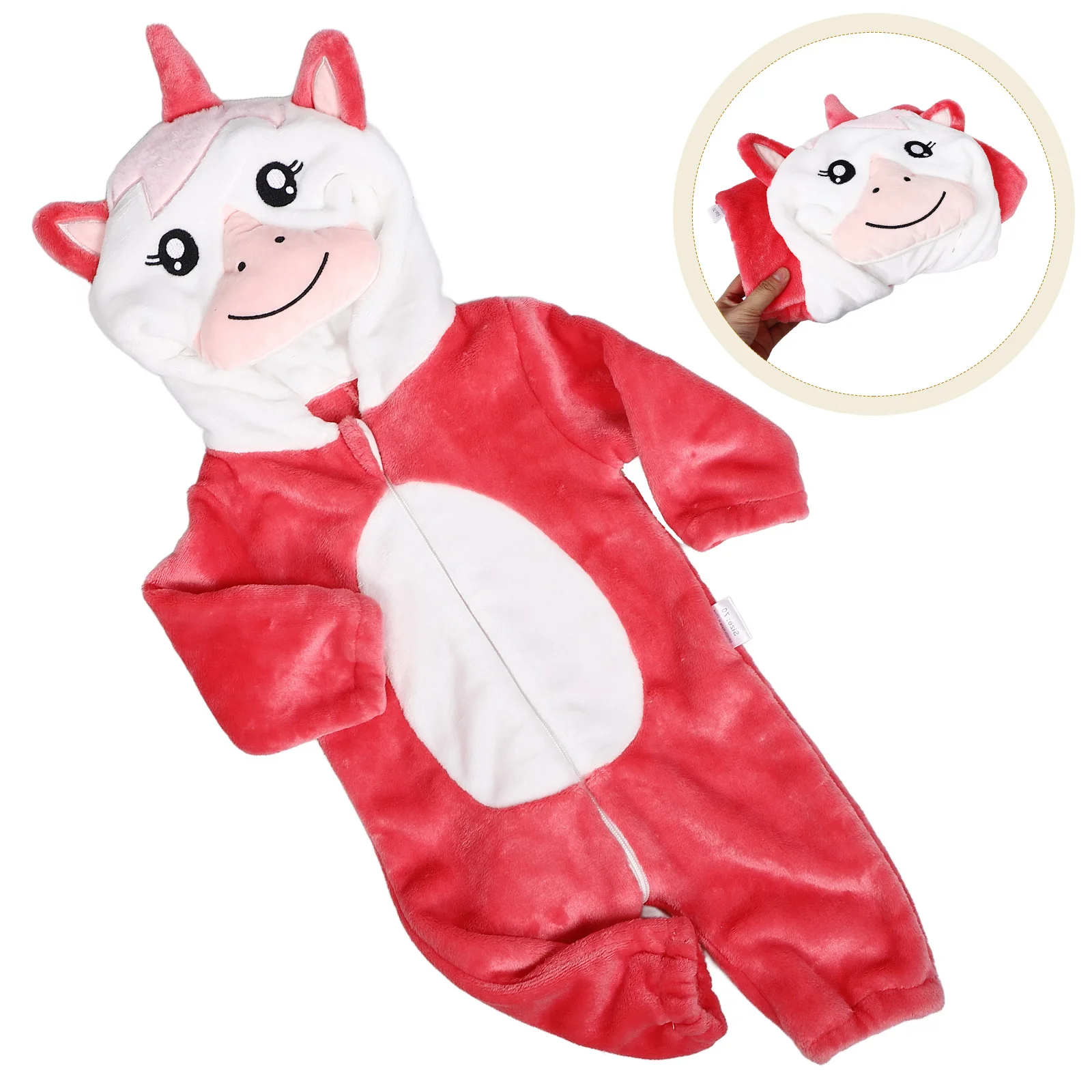 

Soft Flannel Kids Unicorn Costume Halloween Cosplay Outfit For Children Cartoon Unicorn Costume Prop For Halloween Children'S