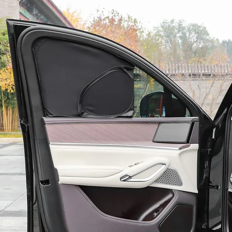 

Car Black Window Privacy Sunshade Anti-UV Heat Insulation For BYD DENZA N9 2025-Present Auto Protect Cover Interior Accessory