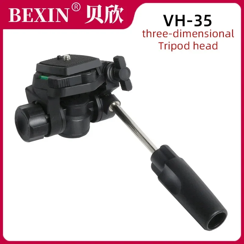 Cabeça de fluido hidráulico universal para câmera DSLR, cabeça panorâmica do tripé, 360 graus giratória, placa de liberação rápida, monopé, FH6, FH8