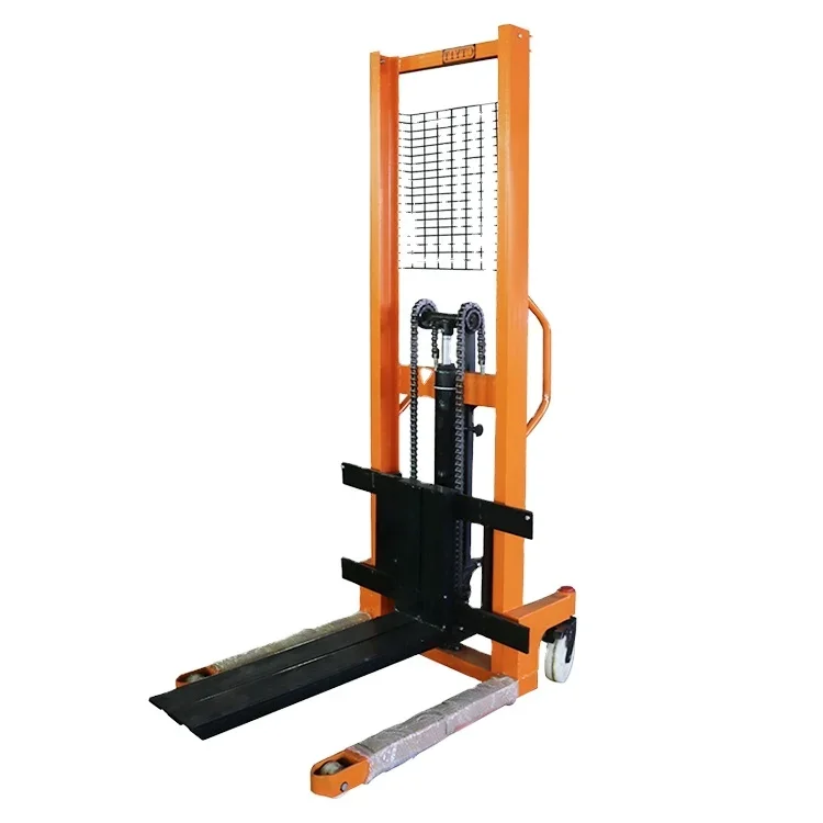 for 1 ton 1.6m hand lift truck hydraulic lift truck Stacker lift forklift