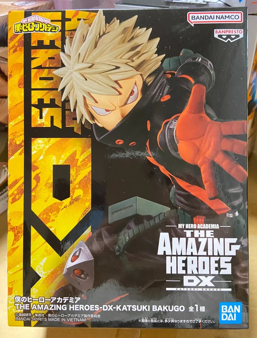 

In Stock Original BANPRESTO THE AMAZING HEROES DX My Hero Academia Katsuki Bakugo Figure Anime Model Genuine Boxed Toy