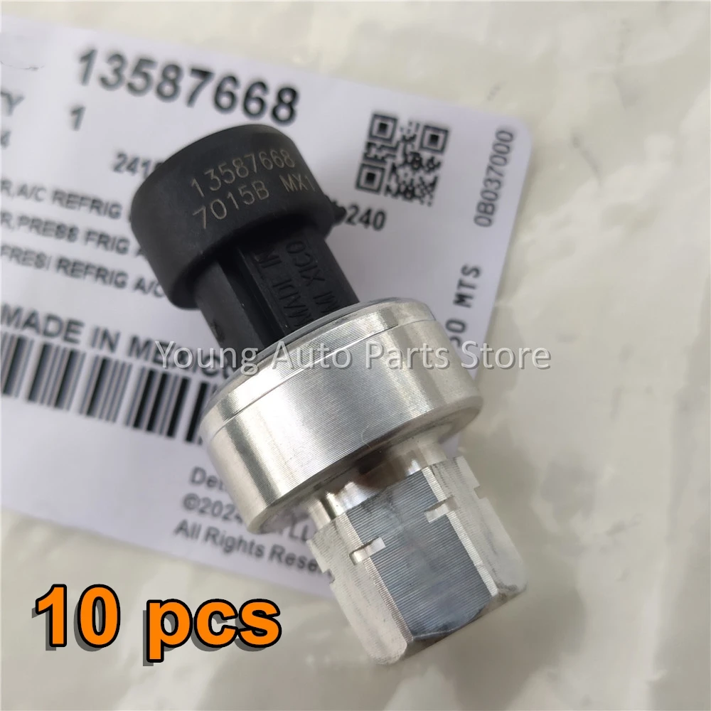 

10X 13587668 13502759 A/C Air Conditioning Refrigerant Pressure Sensor Switch For Buick Cadillac Ford GMC for Chevrolet Hummer