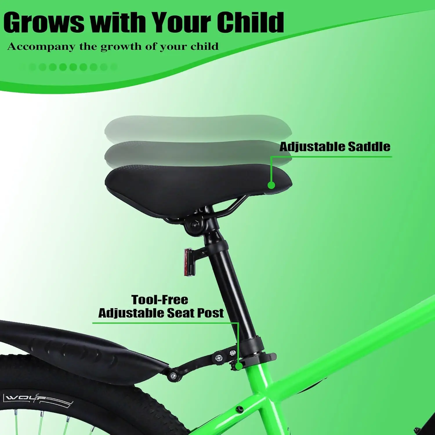 Rower górski dla dzieci 24 cale, rowery jednobiegowe dla chłopców i dziewcząt w wieku 8-12 lat, rowery dziecięce z amortyzowanym widelcem przednim