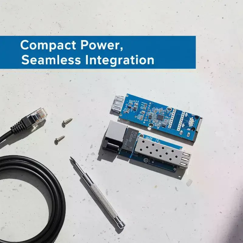 DC 5–12V Gigabit Ethernet Transceiver Module – 10/100/1000M High-Speed Network Interface for Network Engineering Applications