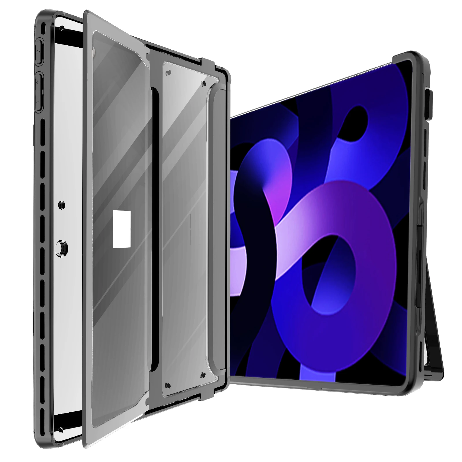 حافظة واقية لجهاز Microsoft Surface Pro 9 مقاس 13 بوصة مع غطاء خلفي مقاوم للسقوط وحافظة للكمبيوتر اللوحي