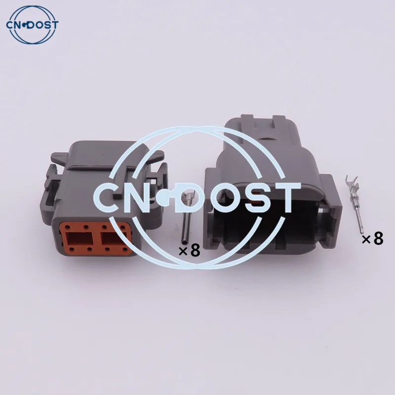 8 Pin DTM06-8S DTM04-8P DUETSCH DTM Waterproof Plug Electrical Connector Auto Wire Cable Plug AC Assembly For Auto Truck