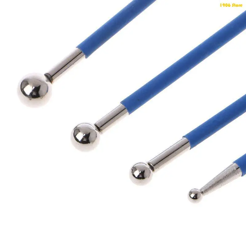 U1JB 4pcs/set dual in acciaio inossidabile in acciaio a collana collaudo riparazione
